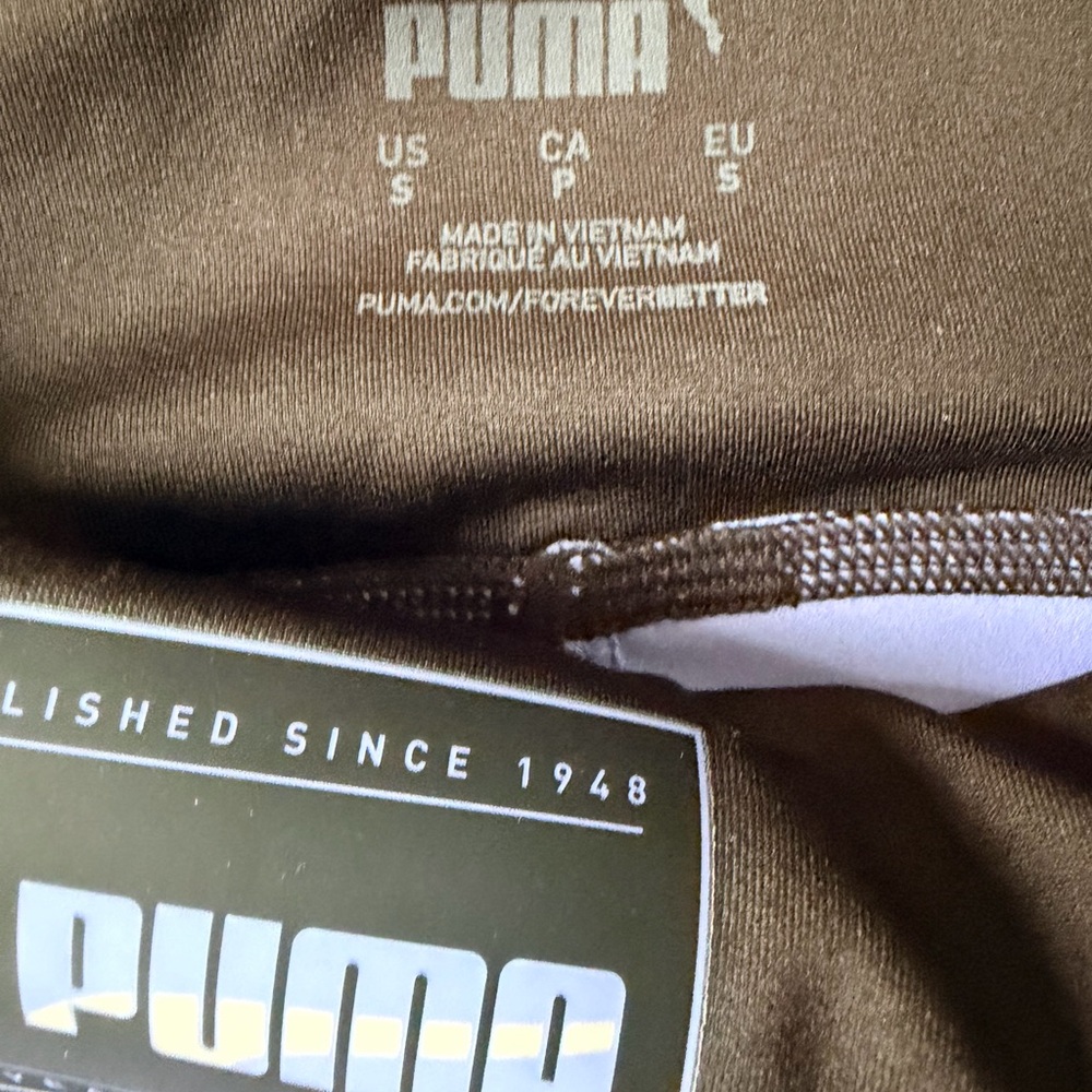 NWT Puma Drycell Purple and Black Leggings and Bra top size small - Picture 4 of 4